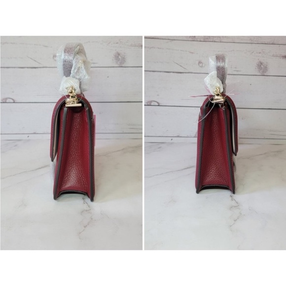 Kate spade New York Knot Pebbled Leather Flap Crossbody - Picture 8 of 9